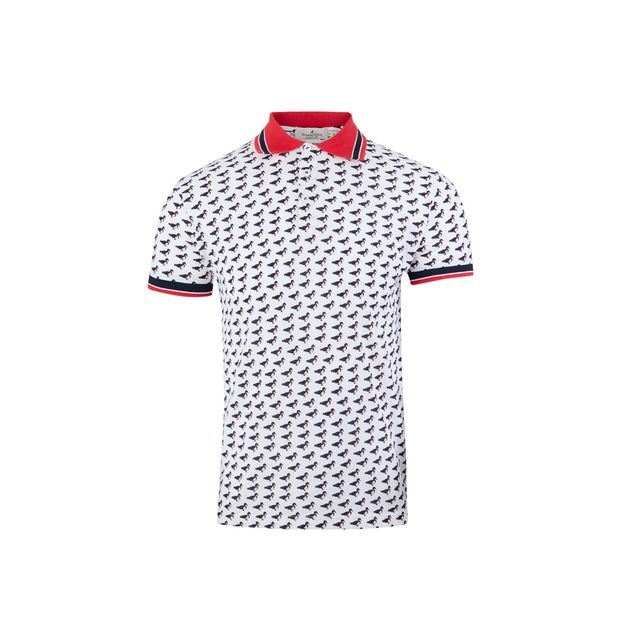 Playera-Brooksfiel-Polo-Con-Rombos-Para-Hombre