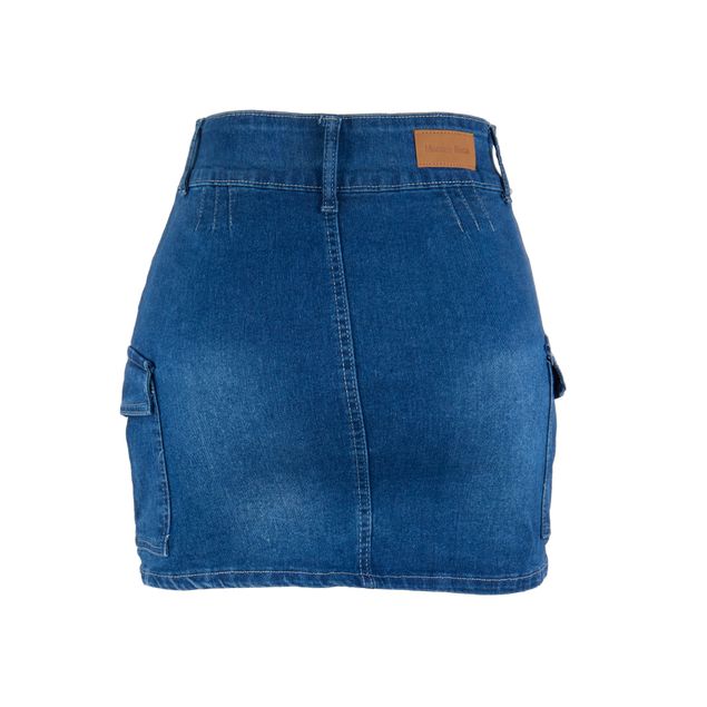 Falda-Morena-Ros-Denim-Cargo-Para-Mujer-PM-ZW-4522