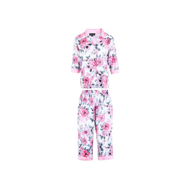 Pijama-Jevec-Premium-Flores-Para-Mujer-PJ3002
