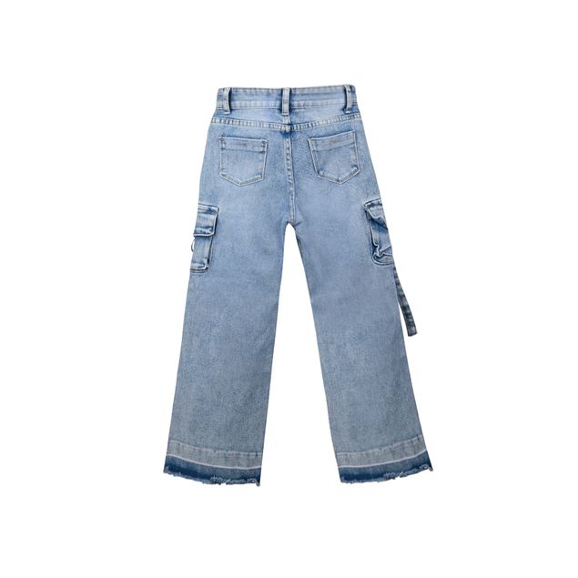 Jeans-New-Berry-Cargo-Para-Niña-N-3553A