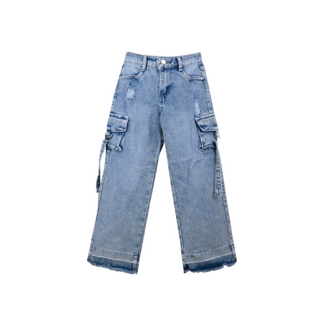 Jeans-New-Berry-Cargo-Para-Niña-N-3553A
