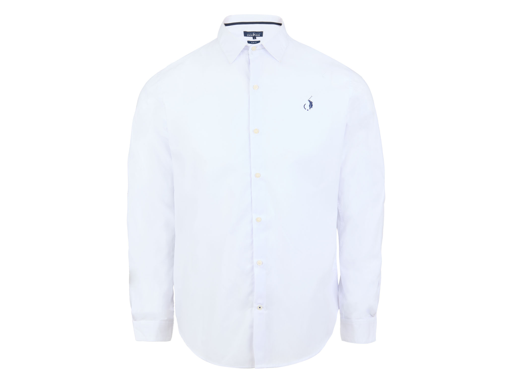 Polo Shirt Polo Club Manga Larga Polo Club Camisa Blanca Manga