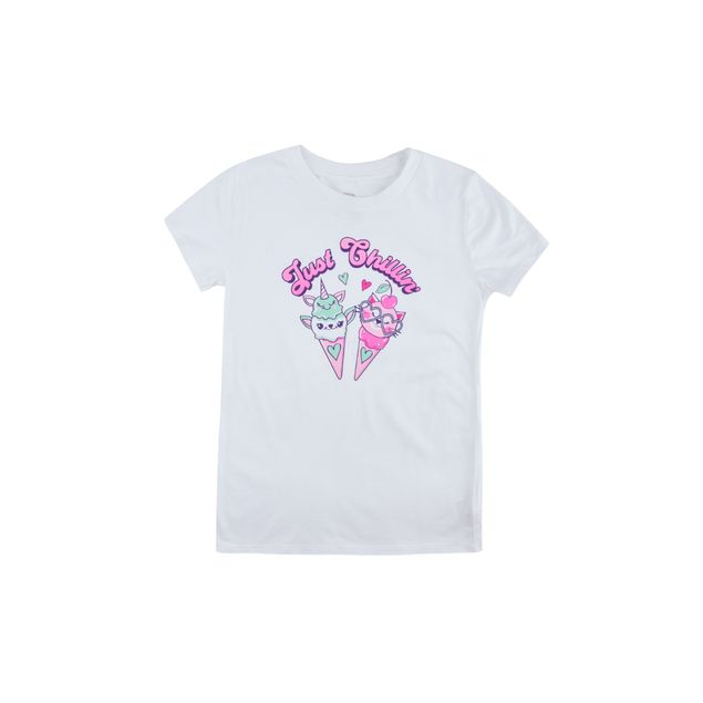 Playera-Action-Gear-Con-Logo-Para-Niña-8870C