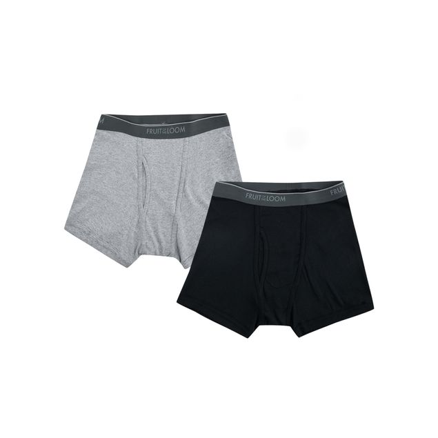 Boxer-Fruit-Of-The-Loom-Ajuste-Trunks-2-Piezas-Para-Hombre-TR7601M