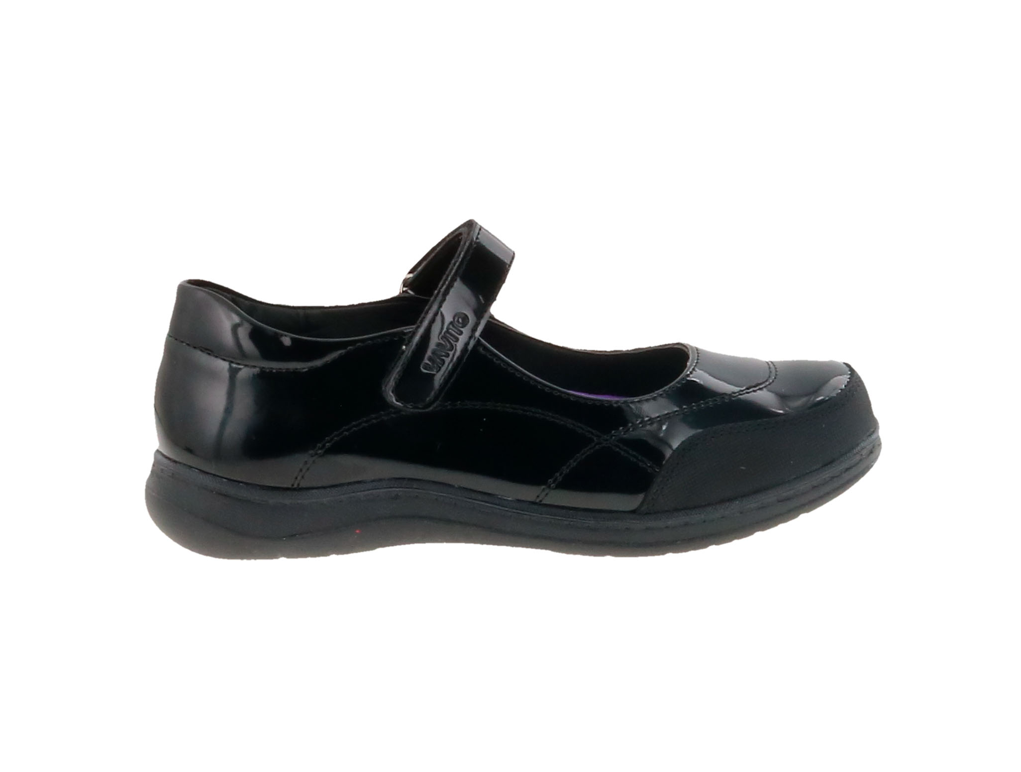 Zapato Vavito Escolar Charol Para Niña VA770003-CH Talla 15.5