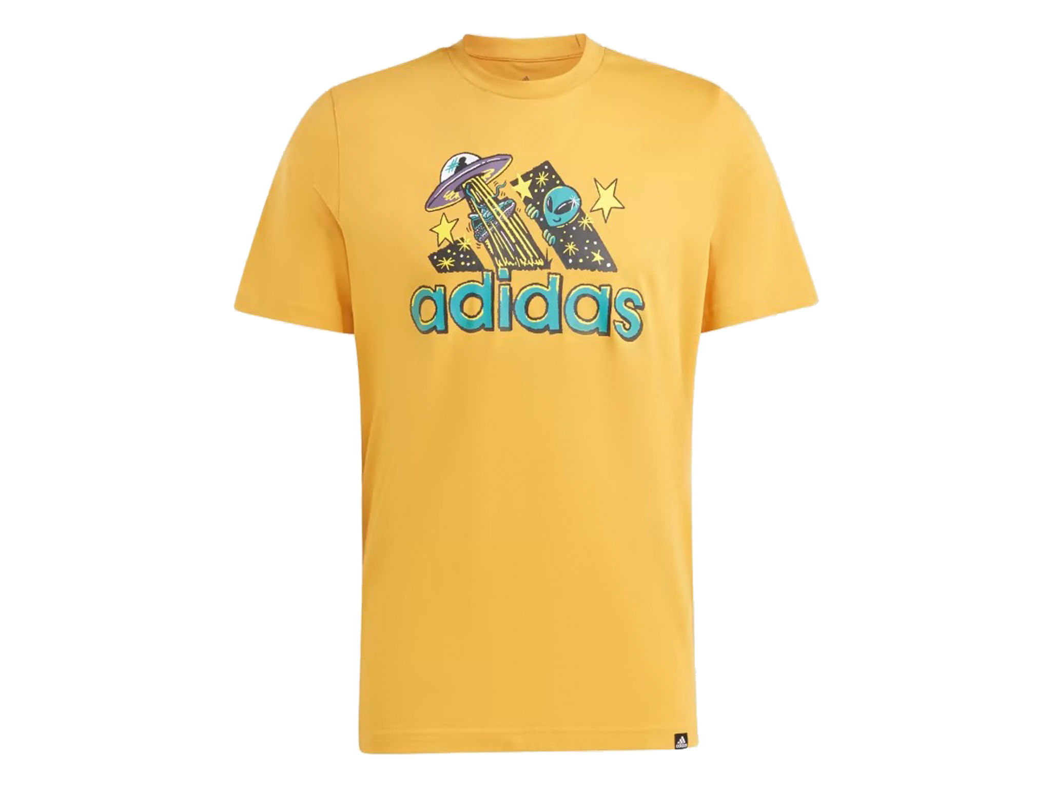 Adidas yellow t shirt best sale