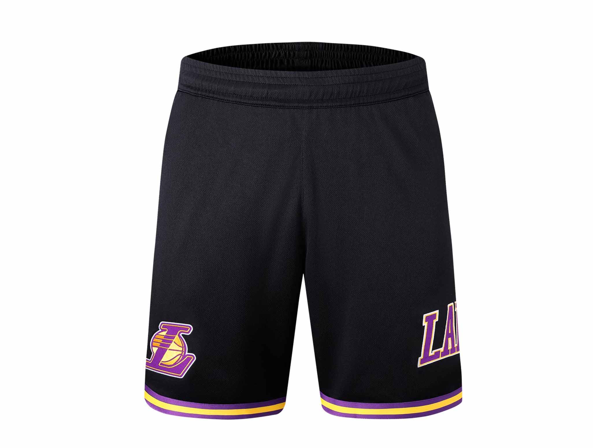 Short NBA Logo Lakers Para Hombre Nbash519102BLK Talla M