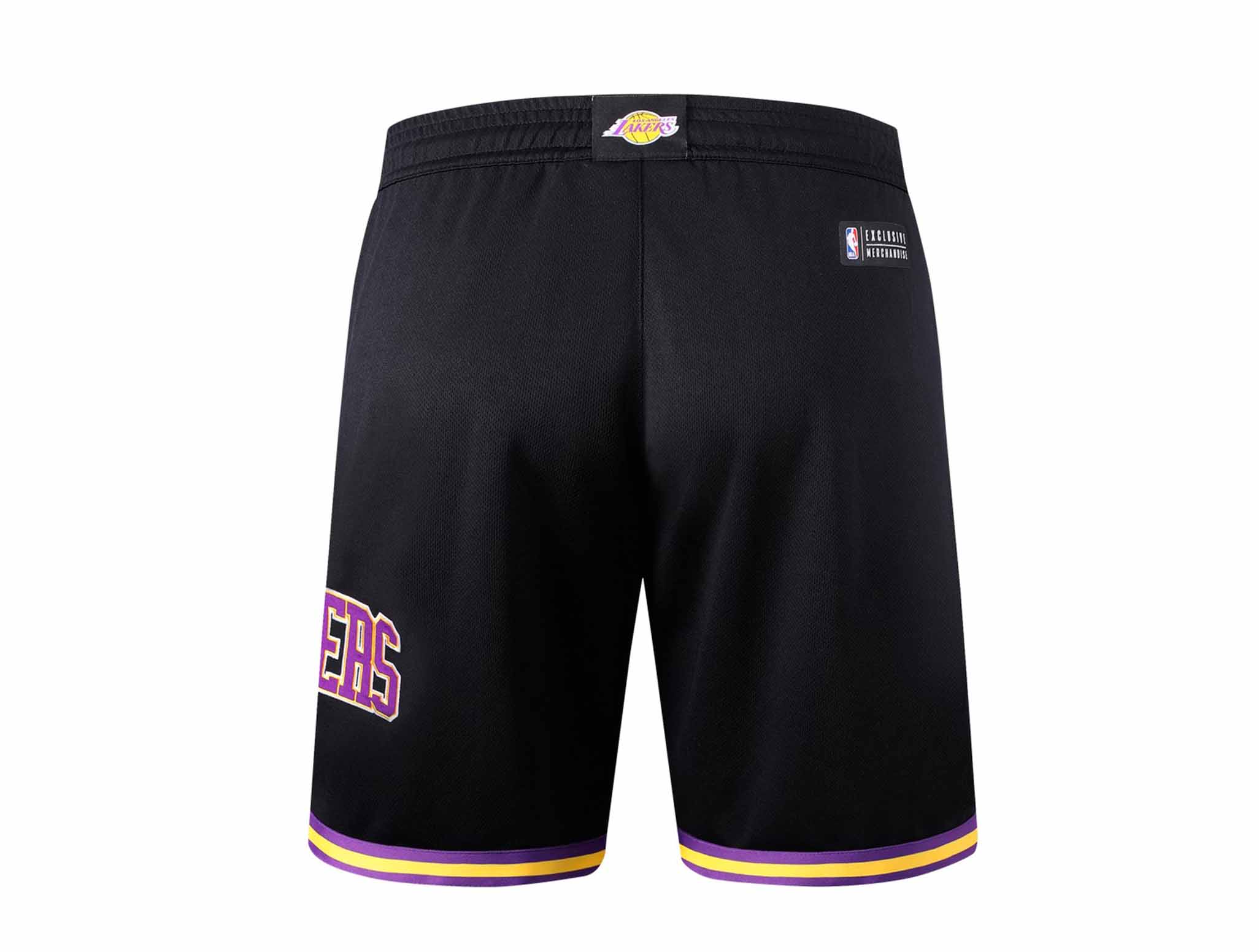 Short NBA Logo Lakers Para Hombre Nbash519102BLK Talla M-1