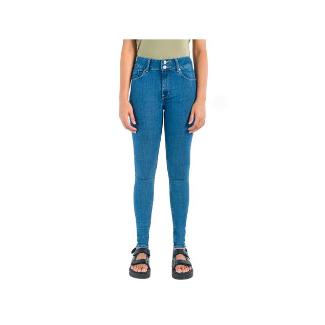 Jeans-Oggi-Skinny-Liso-2-Botones-Para-Mujer-KATIA-IVY-BLUE