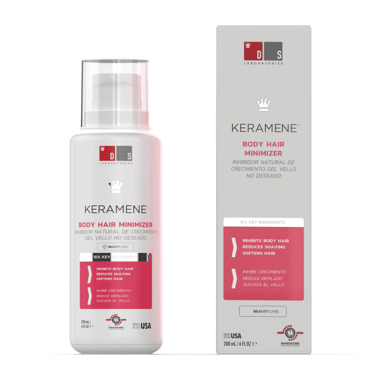 Crema DS Laboratories Keramene Inhibidor de Vello 200 ml 7019 Crema DS Laboratories Keramene Inhibidor de Vello 200ml 7019