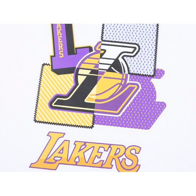 Playera-NBA-Collection-Con-Logo-Lakers-Junior-NBATS324106WH1