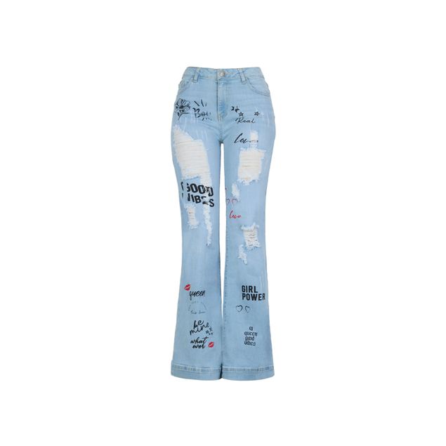 Jeans-Litz-Campana-Print-Para-Mujer-TSH-LP-40875