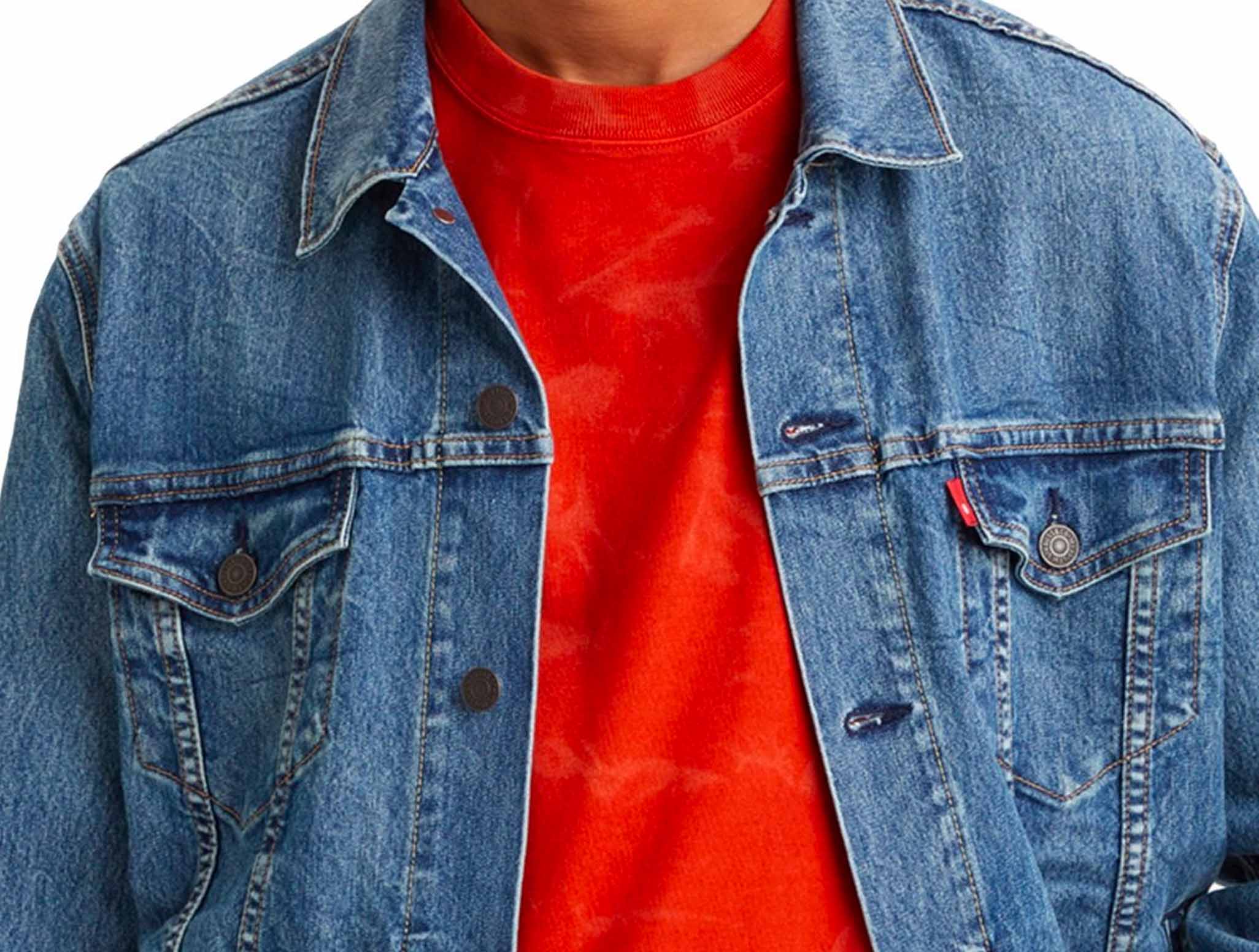 Chamarra Levi's Denim Para Hombre 72334-0656 Talla CH-2