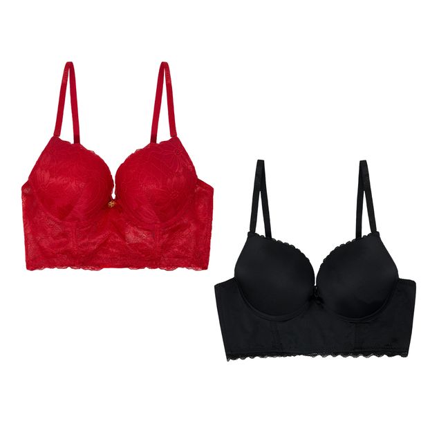 Set-Bra-Daisy-Fuentes-Con-Push-Up-2-Piezas-Para-Mujer-DF946-2PK