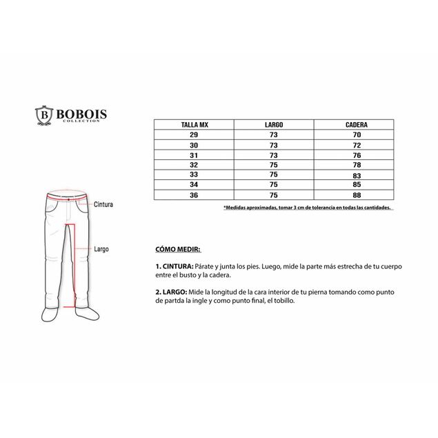 Jeans-Bobois-Slim-Casual-Para-Hombre-J41104Azu