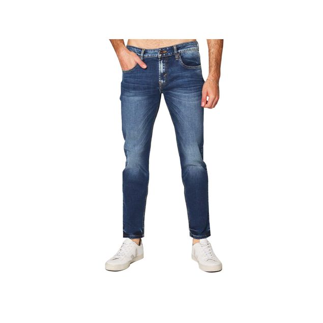 Jeans-Bobois-Slim-Casual-Para-Hombre-J41104Azu