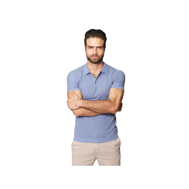 Playera-Bobois-Polo-Tejida-Para-Hombre-A41456-Azu