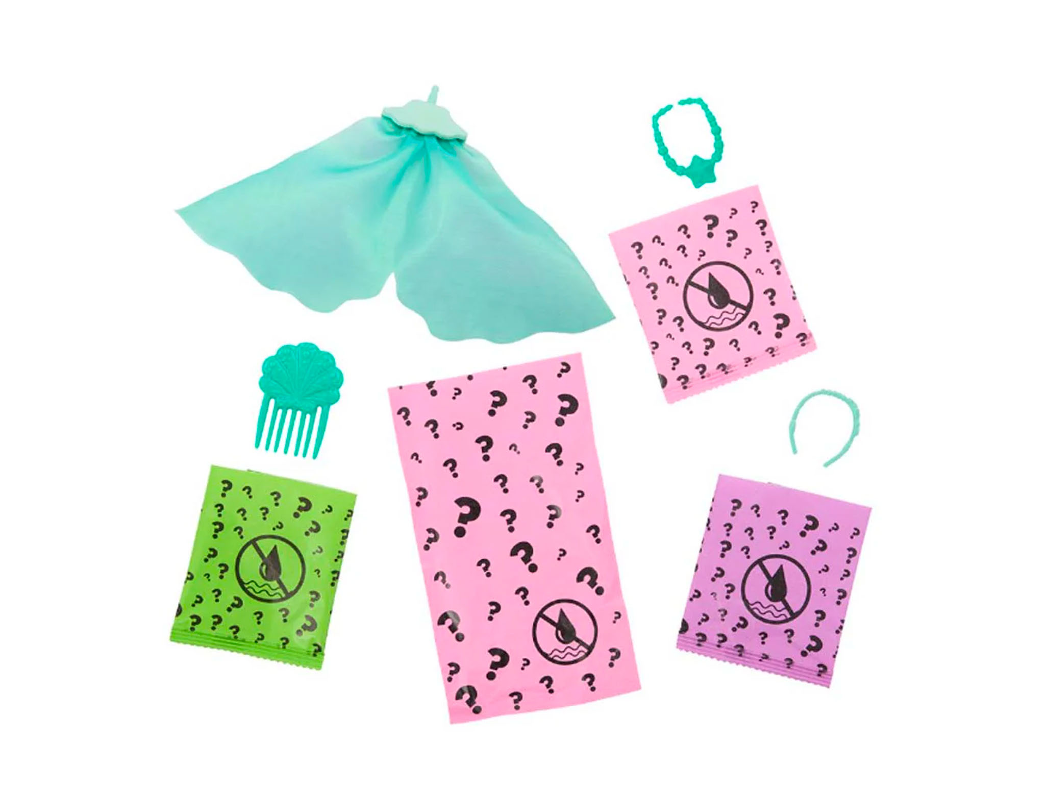 Muñeca Barbie Sirena Colore Reveal Para Niñas HTH45-3