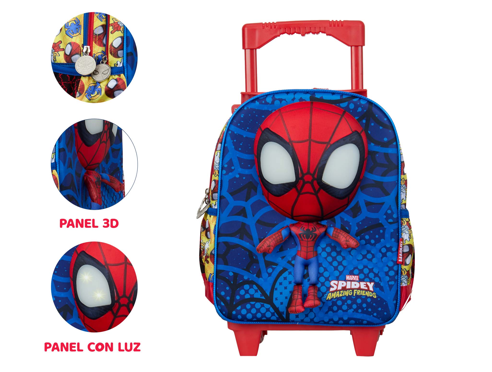 Shop Mochila Mochila Superheroes Con Ruedas Mochila Infantil