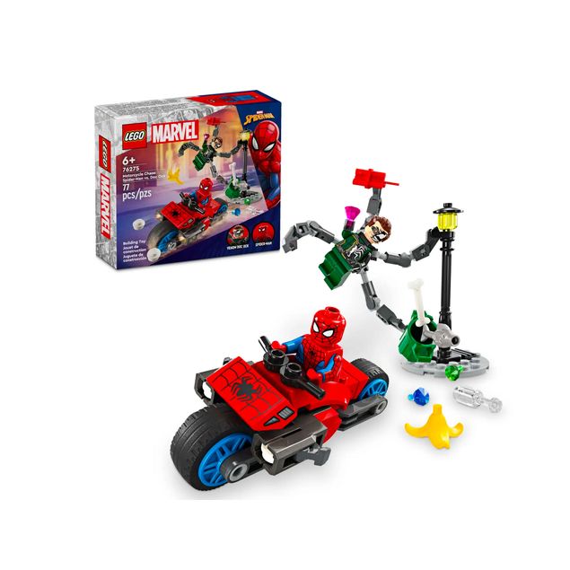 Motorcycle-Chase-Lego-Spider-Man-Vs.-Doc-Ock-Para-Niños-76275