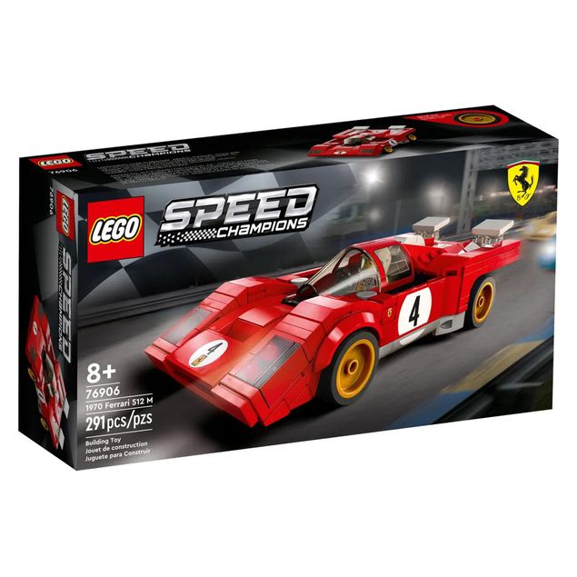 Auto-Lego-1970-Ferrari-512-M-Para-Niños-76906