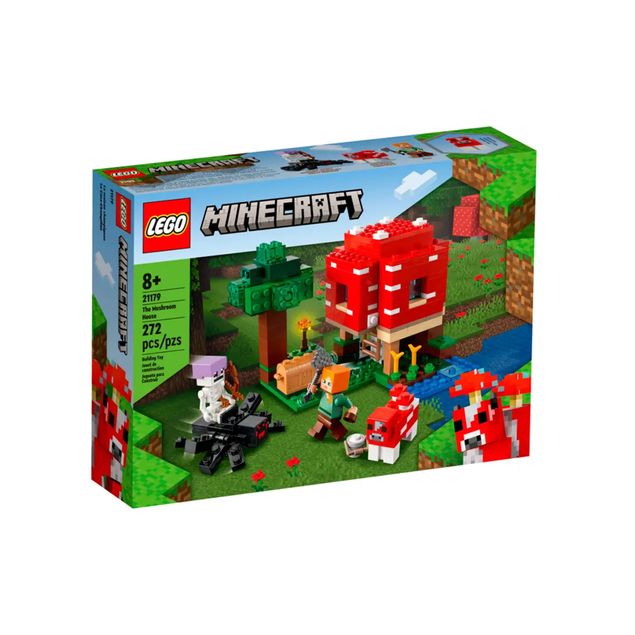 Minecraft-Lego-La-Casa-Champiñon-Para-Niños-21179