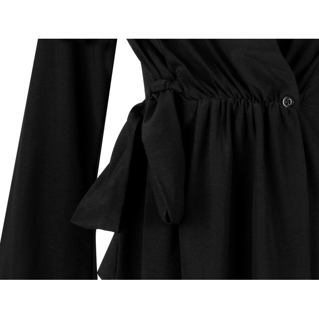 Blusa-We-Cruzada-Cuello-En-V-Para-Mujer-LF-BL-338