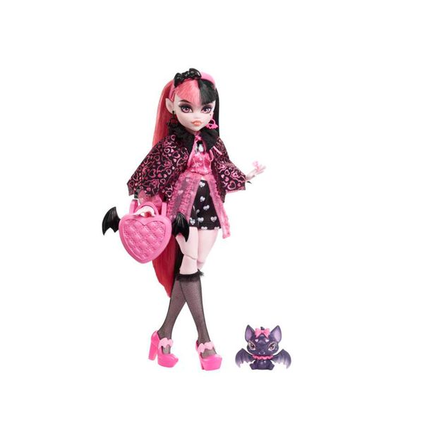 Muñeca-Mattel-Monster-High-Draculaura-Con-Mascota-Y-Accesorios-Para-Niñas-HHK51