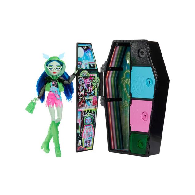 Muñeca-Mattel-Monster-High-Secretos-Sustos-Neon-Ghoulia-Para-Niñas-HNF81