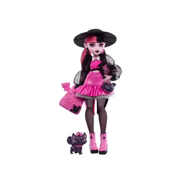 Muñeca-Mattel-Monster-High-Draculaura-Nuevo-Look-Para-Niñas-HRP64