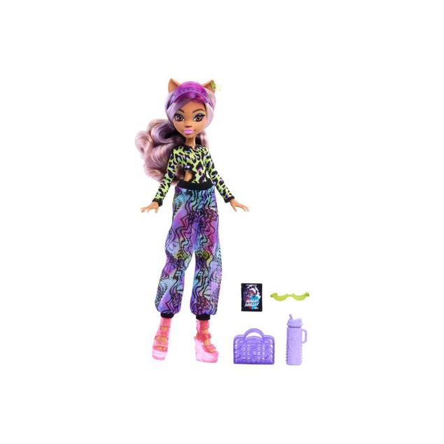 Muñeca-Mattel-Monster-High-Clawdeen-Wolf-Con-Traje-De-Baño-Y-Accesorios-Para-Niñas-HRP67