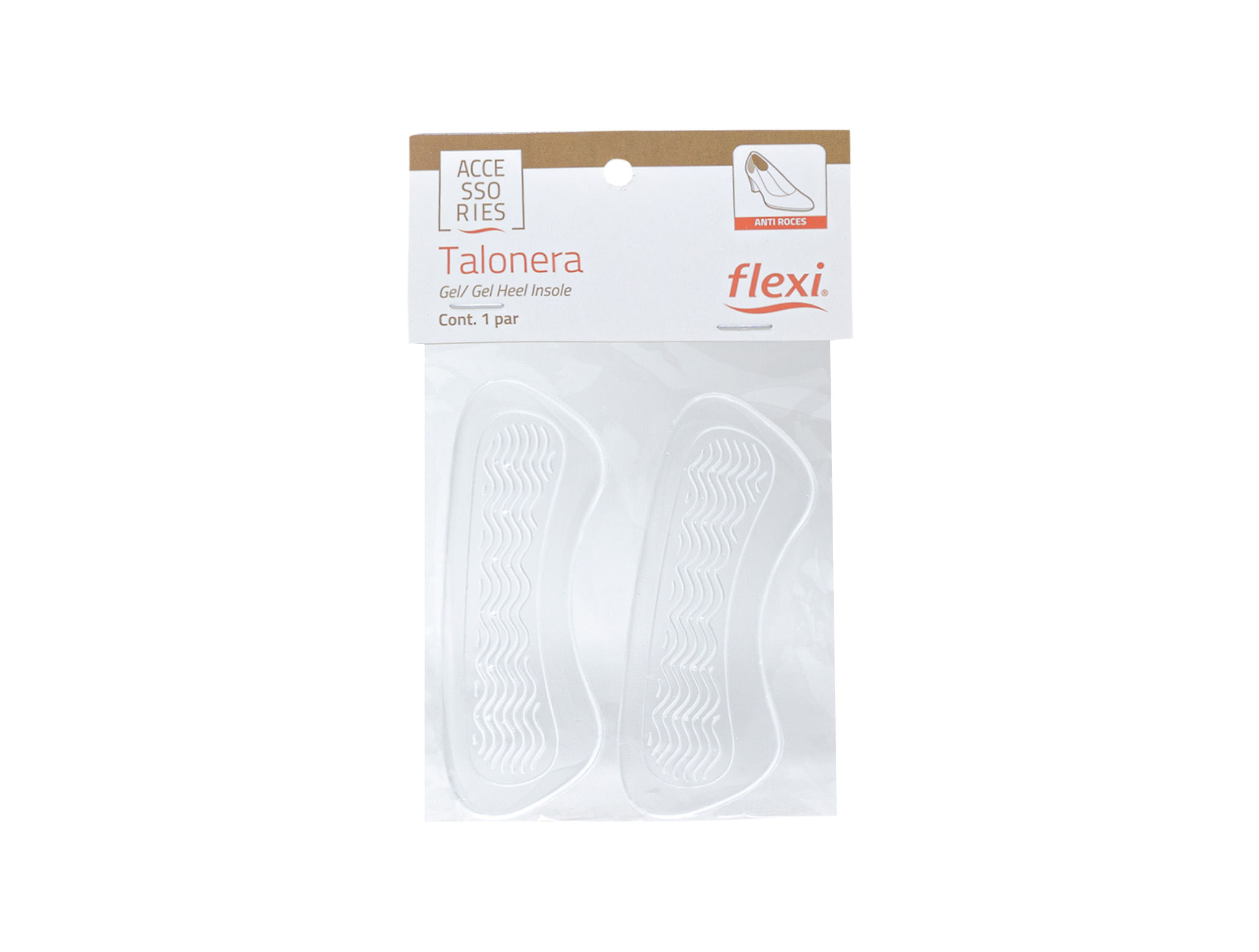 Talonera Flexi Gel 1 Par Unisex 1415000321