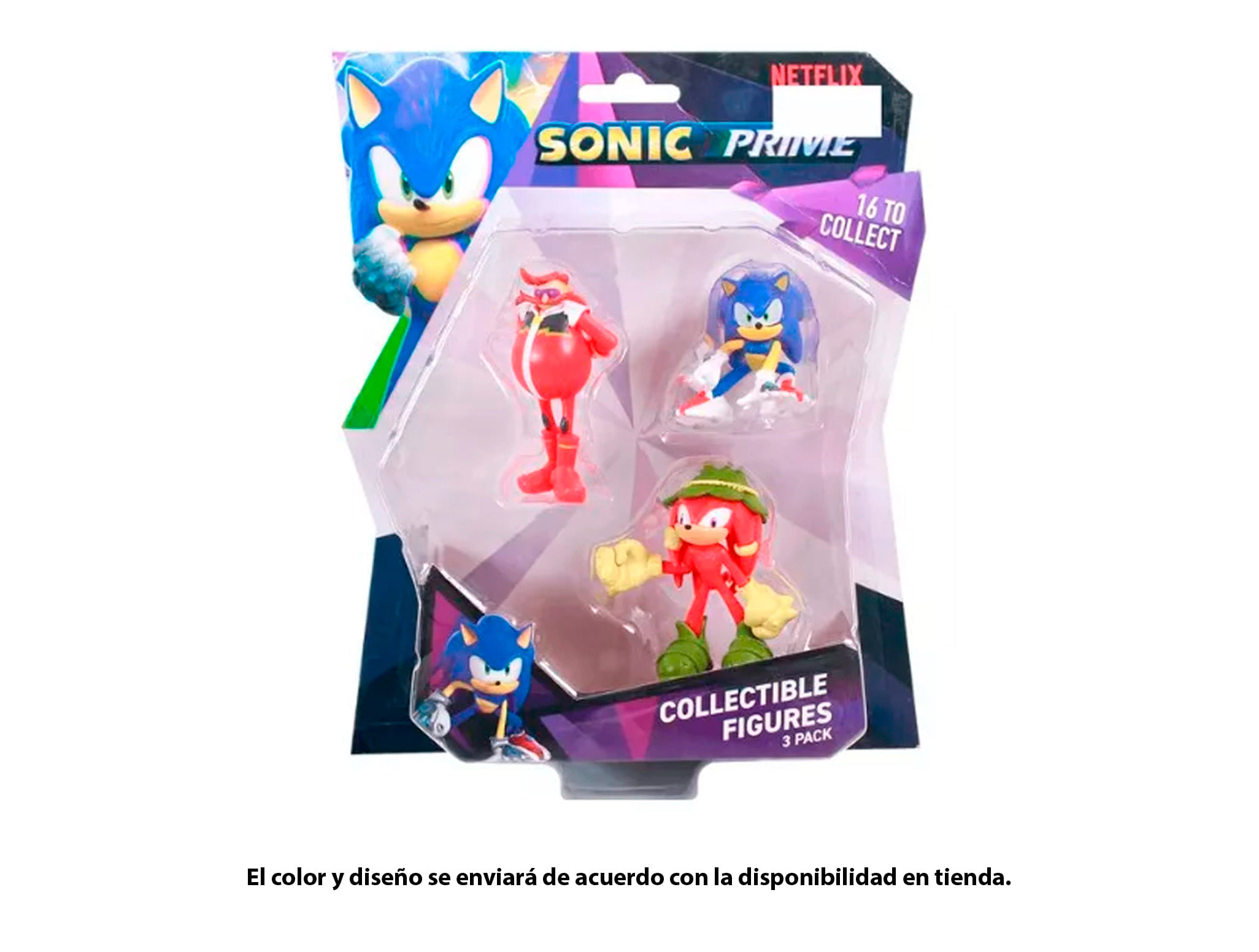 Juguete Ruz Figura Sonic 3 Piezas Para Ninos 177967 Surtidora surtidoradepartamental