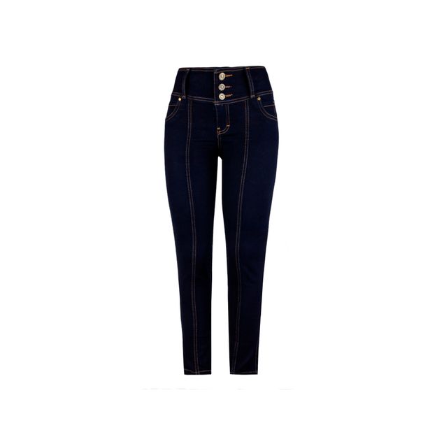 Jeans-Case-Skinny-3-Botones-Para-Mujer-32935-A