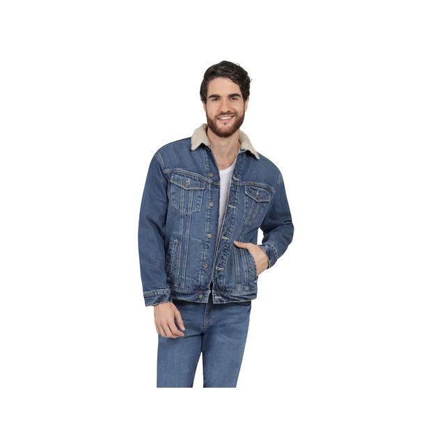 Chamarra-Lee-Denim-Cuello-Aborregado-Para-Hombre-112361228