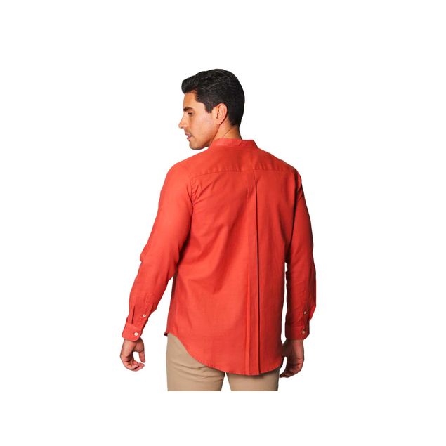 Camisa-Bobois-Tipo-Lino-Cuello-Mao-Para-Hombre-BLINLO-CHE