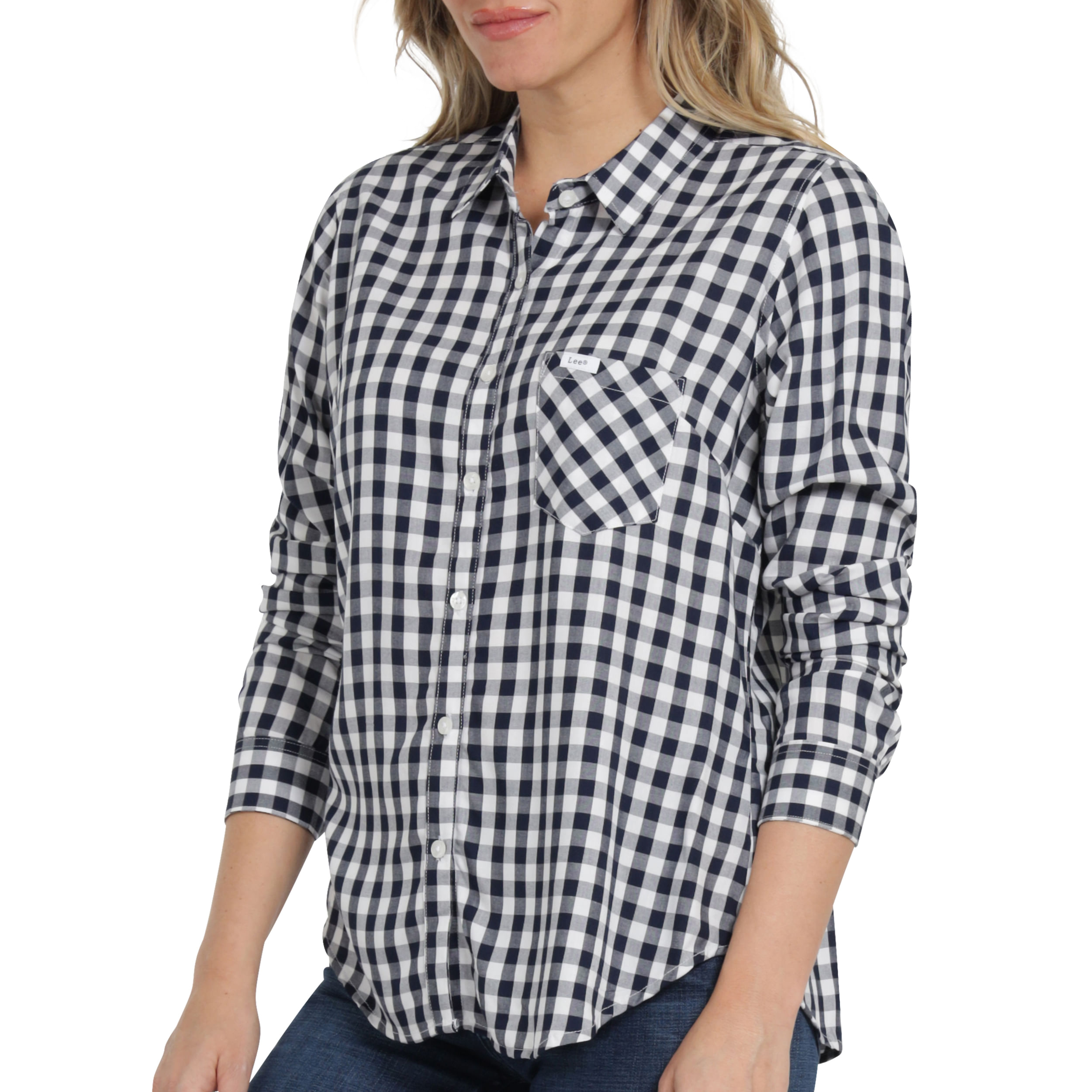 Blusa Lee Cuadros Para Mujer 112360268 Talla XG-3