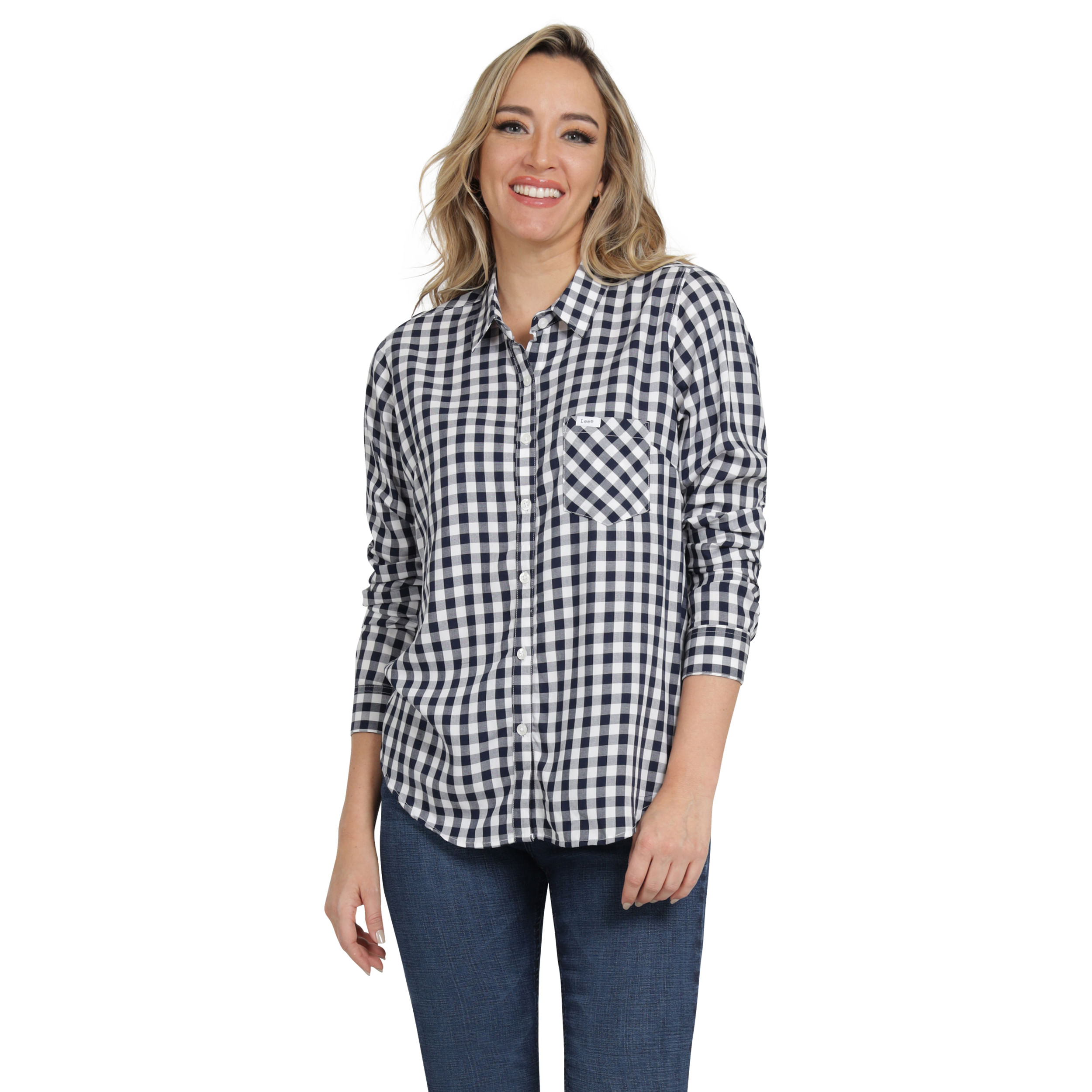 Blusa Lee Cuadros Para Mujer 112360268 Surtidora surtidoradepartamental