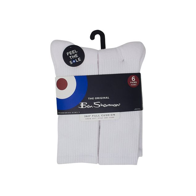 Calcetin-Ben-Sherman-6-Pack-Para-Hombre-BSSKM0312