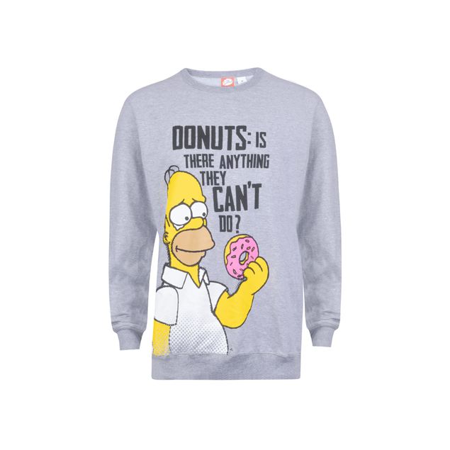 Sudadera-Licencia-Con-Estampado-De-Los-Simpsons-Para-Hombre-831ZM