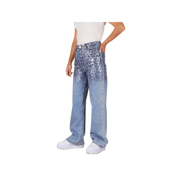 Jeans-Red-Marine-Print-Para-Mujer-P241511A