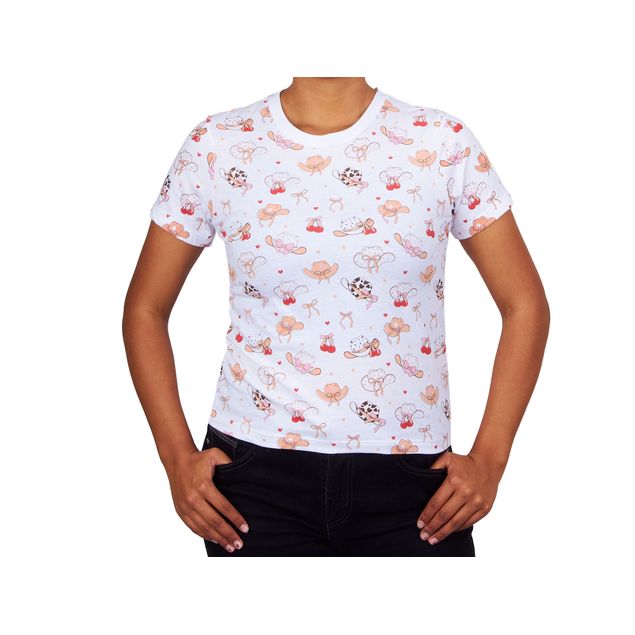 Playera-We-21-Estampado-De-Sombreros-Para-Mujer-MESA-WE-47