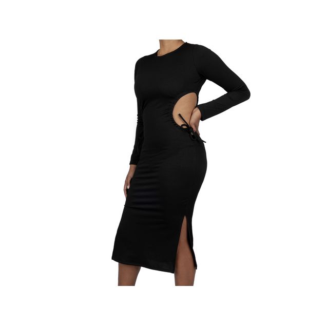 Vestido-We-21-Con-Avertura-A-Los-Costados-Para-Mujer-JT-1031