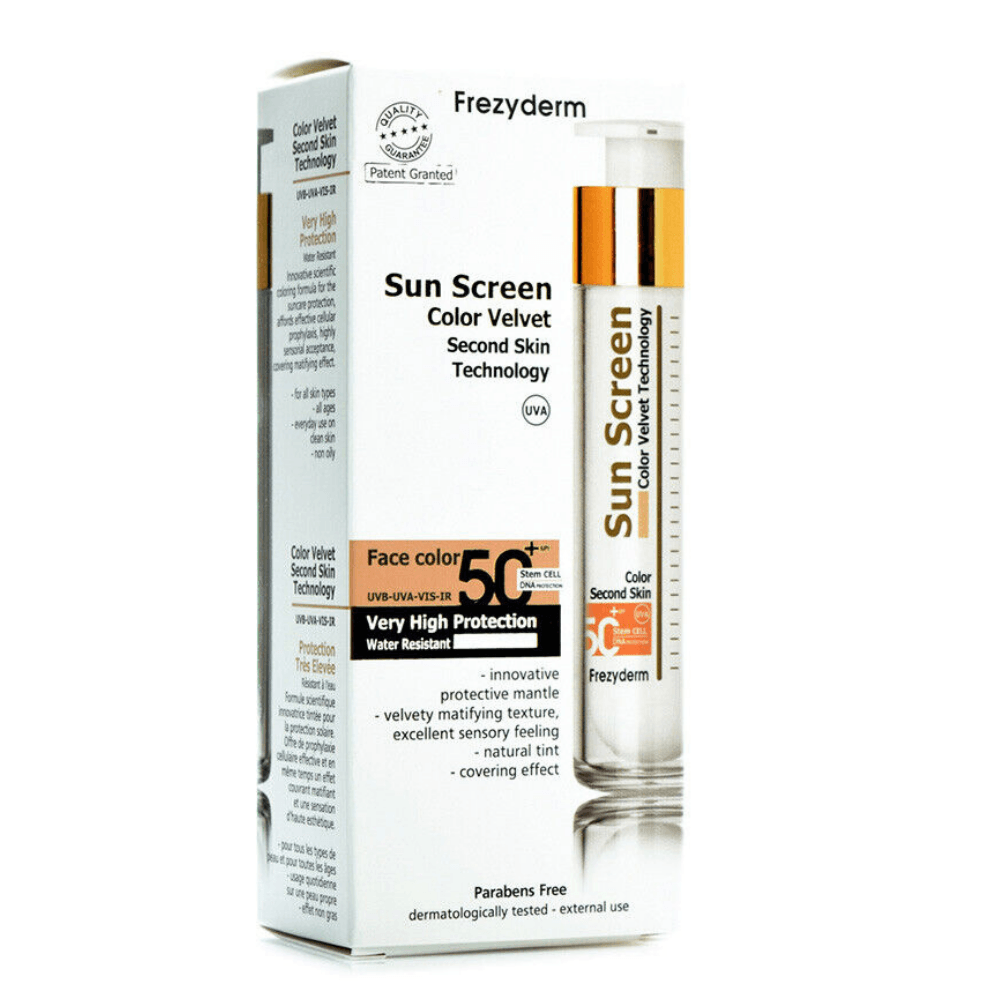 Protector Solar Frezyderm Velvet Face Color SPF50 + 50ml 2351
