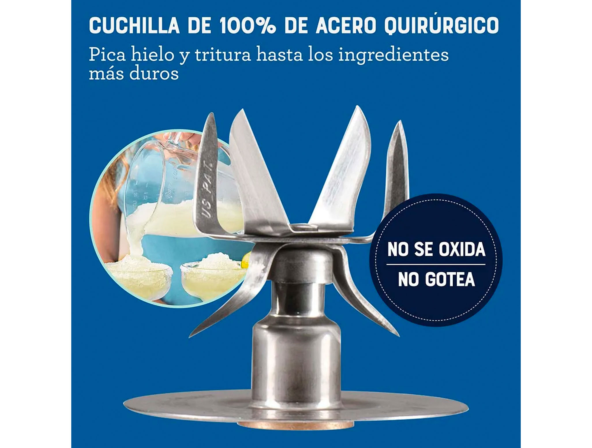 Licuadora Oster Reversible 3 Velocidades BLSTPEG-MRT-4