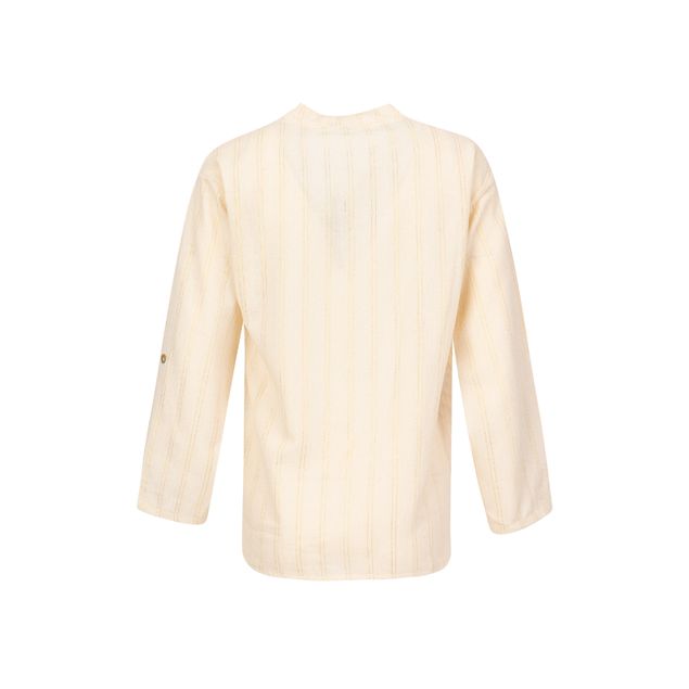 Blusa-Top-Model-Rayas-Manga-3-4-Para-Mujer-B-15725W