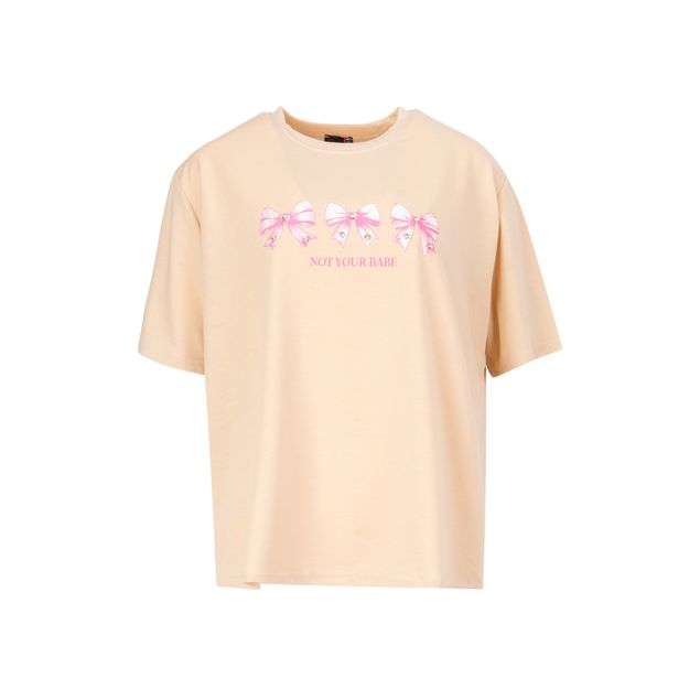 Playera-Miss-Calif-Curvy-Estampado-Con-Moños-Para-Mujer-B-14114XM