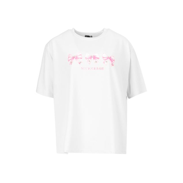 Playera-Miss-Calif-Curvy-Estampado-Con-Moños-Para-Mujer-B-14114XM