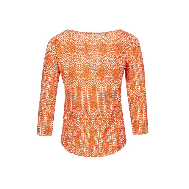 Blusa-Top-Model-Con-Estampado-Manga-3-4-Para-MujerManga-B-14999X