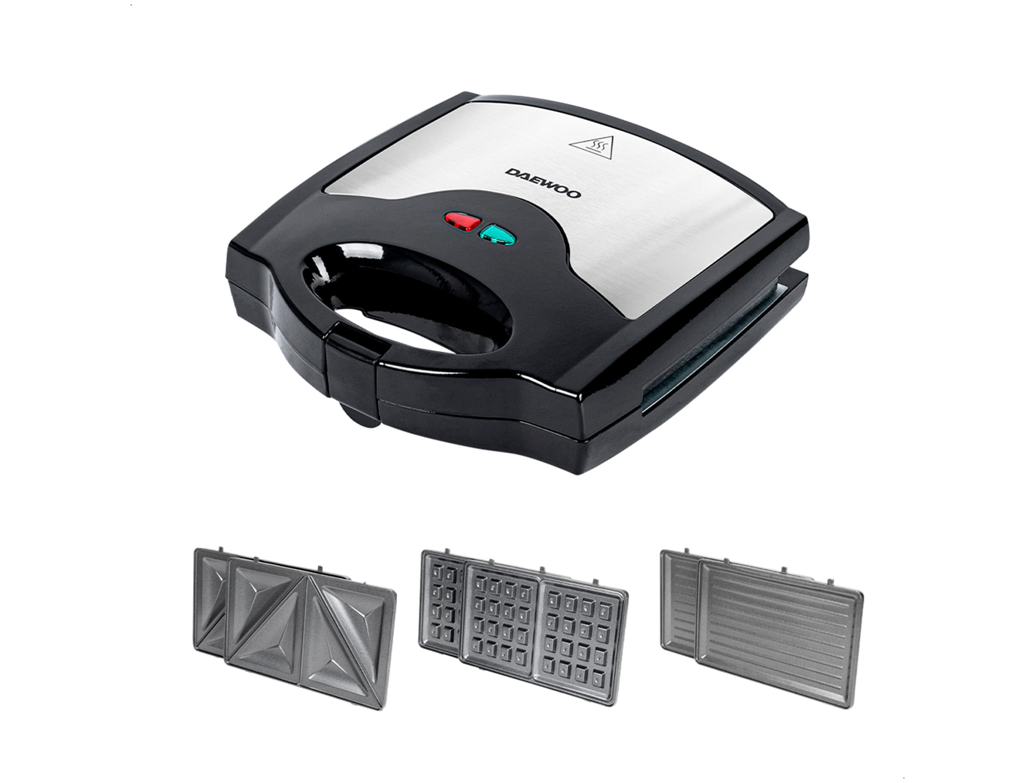 Sandwichera Daewoo Snackera 3 En 1 DSM-9780